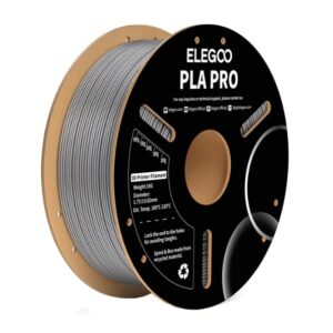 ELEGOO PLA Pro filament 1kg spool Silver