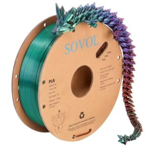 Sovol Silk Rainbow PLA Filaments Forest