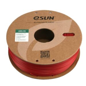 eSUN eABS+HS filament- 1.75mm- fire engine red
